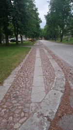Kanske kommer trottoarstenarna på Karlsborgs fästning från Råbäcks stenhuggeri?